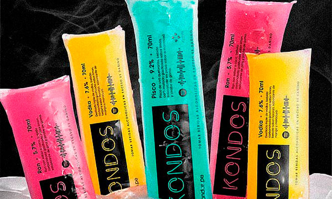 Kondos Sixpacks Chup’s, Cocteles Congelados Prácticos y Novedosos en Sabores Vodka, Piña Colada y Chilcano.