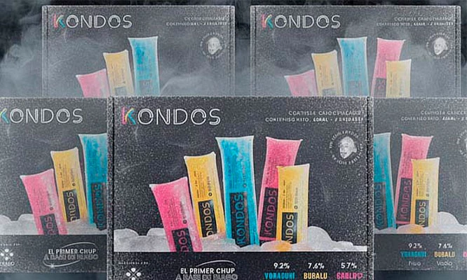 Kondos Sixpacks Chup’s, Cocteles Congelados Prácticos Sabores Vodka, Piña Colada y Chilcano.