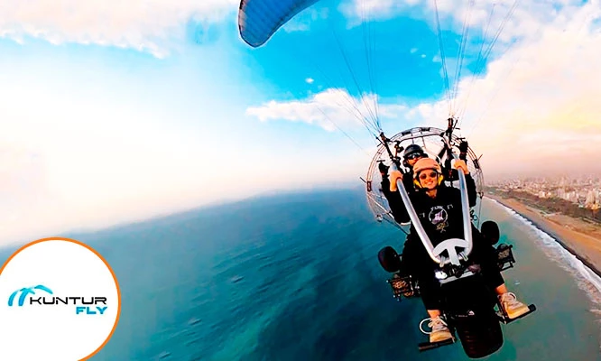 Vuelo en parapente + video full HD y más