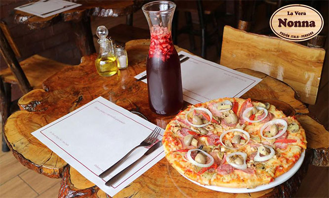 Pizza Familiar Jarra de Sangria