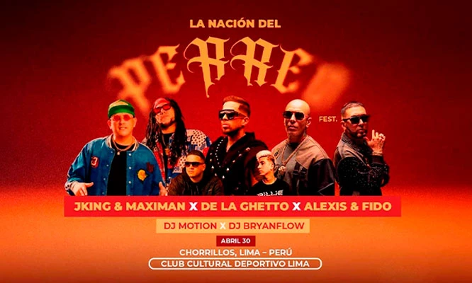 ENTRADA para  LA NACIÓN PERREO -  GEEZY ZONE   ¡ 30 de Abril, Club Cultural Deportivo Lima!