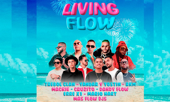 LIVING FLOW: El Paraíso del Reggaeton Old School con una Cartelera de Lujo, Trebol Clan, Tandar y más el 6 de DICIEMBRE