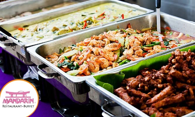 BUFFET ALMUERZO O CENA BAILABLE en Restaurante Internacional Mandarín