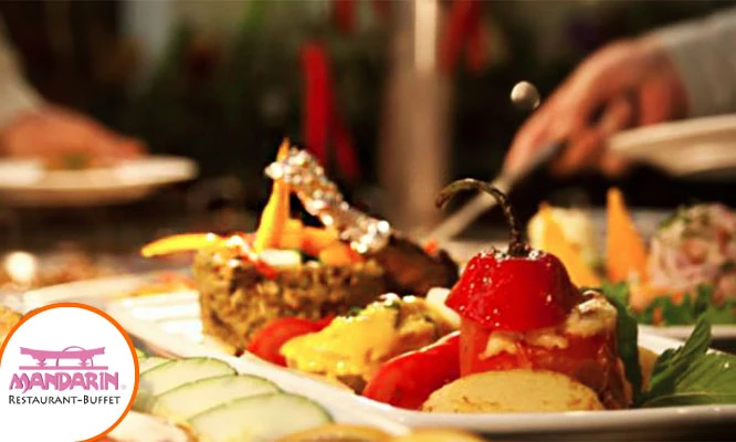 BUFFET ALMUERZO O CENA BAILABLE en Restaurante Internacional Mandarín