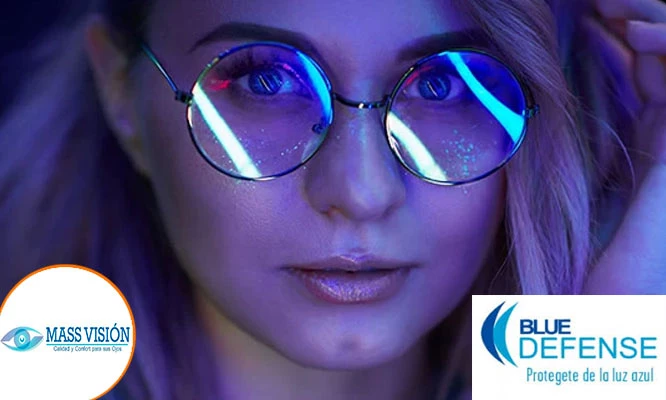 Lentes con resinas Blue Defense + montura importada a escoger + exámenes visuales y más