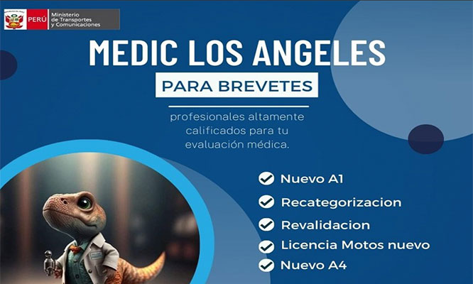 Examen Médico para Brevete de MOTO O AUTO: Licencia nuevo, Revalidación ,Recategorización en Medic Los Angeles - Comas Examen Médico para Brevete de MOTO O AUTO: Licencia nuevo, Revalidación ,Recategorización en Medic Los Angeles - Comas