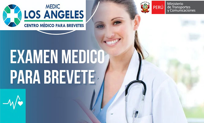 Examen Médico para Brevete de MOTO O AUTO: Licencia nuevo, Revalidación ,Recategorización en Medic Los Angeles - Comas Examen Médico para Brevete de MOTO O AUTO: Licencia nuevo, Revalidación ,Recategorización en Medic Los Angeles - Comas