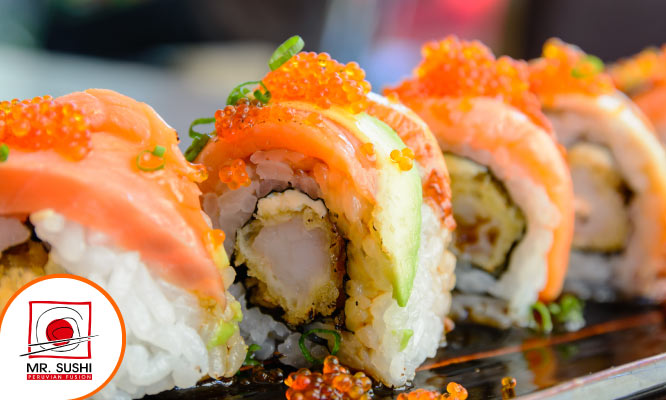 ¡Makis para 2! 3 tablas a eleccion 02 bebidas en Mr Sushi ¡Buenazos!