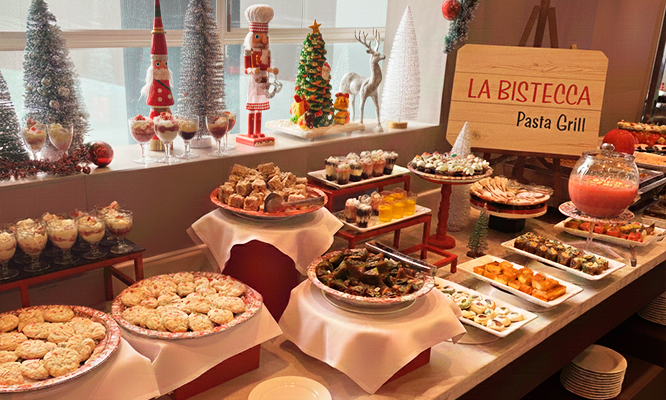 ALMUERZO O CENA BUFFET + Postre + 1 Ice tea de Hierba luisa en sus 4 LOCALES