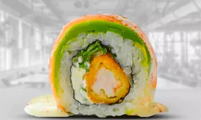 MAKIS para 2: 50 cortes de makis + alitas + gaseosa de 1 Lt  y más