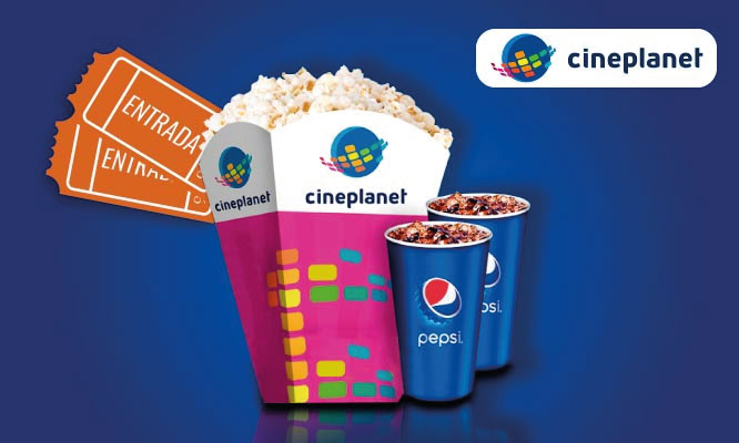 Cineplanet Descuento en 2 entradas 2D combo recargable Valido para Lima y Provincias