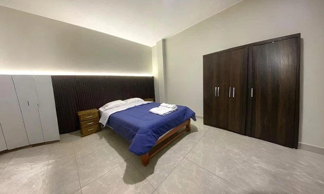 HABITACIÓN DOBLE O FAMILIAR para 4 personas en Mablia Suite - Ica.