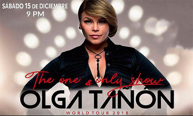 Entrada Platinium para Olga Tañon “The One & Only Tour” 2018