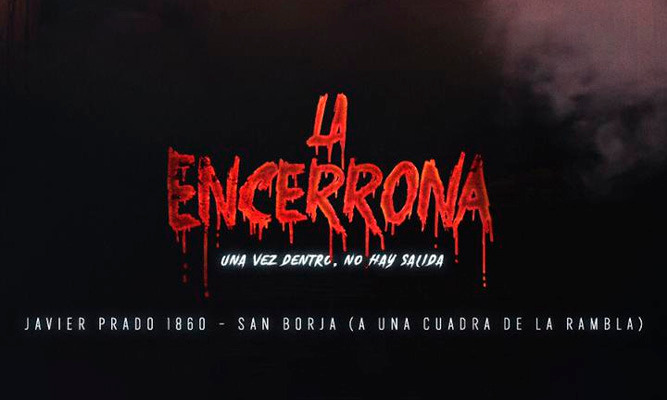 Halloween LA ENCERRONA – Barra libre.