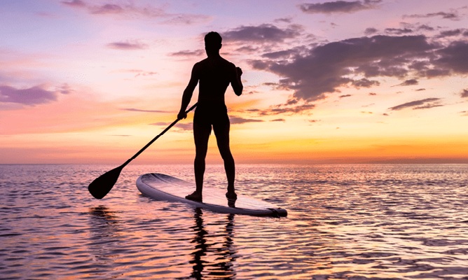 2 horas de Paddle + Fogata en el mar