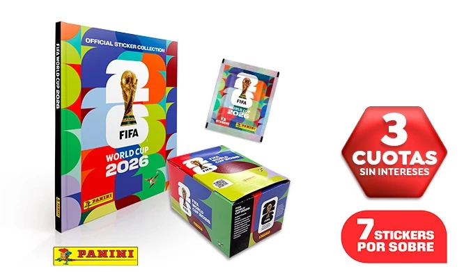 Álbum y paquetón  del mundial 2026 Panini FIFA World Cup