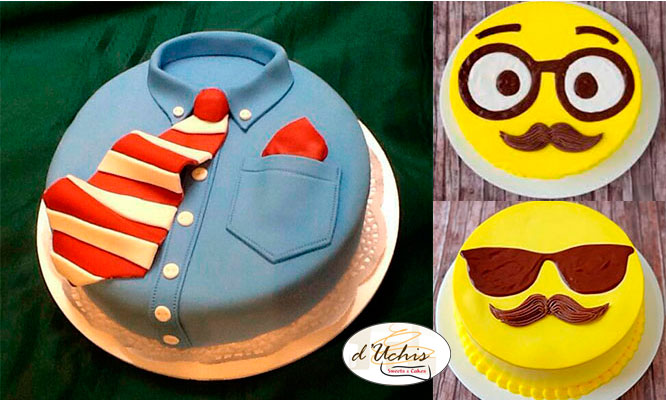 Torta elastica para el Dia del padre