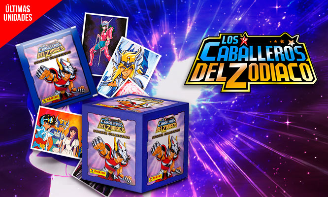 Paqueton de figuritas Caballeros del zodiaco 2018