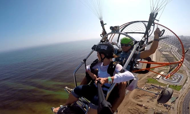 Vuelo en paratrike en la Costa Verde + video en Full HD con Condor Xtreme
