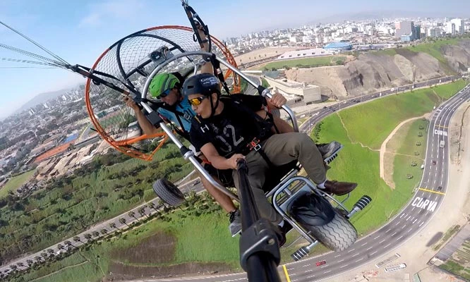 Vuelo en paratrike en la Costa Verde + video en Full HD con Condor Xtreme