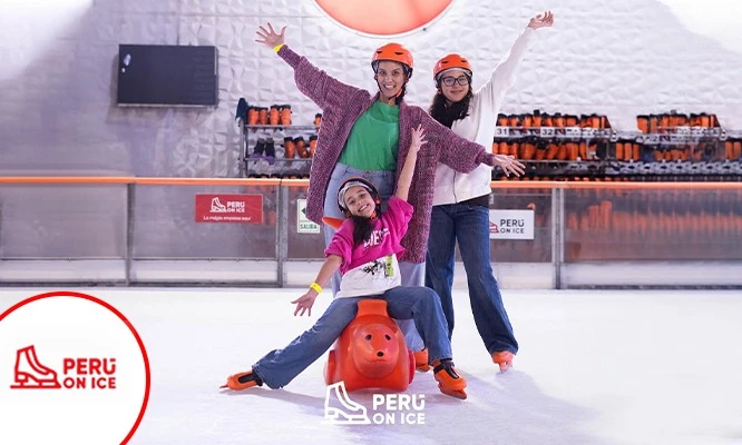 PERU ON ICE: 25 Minutos de Patinaje sobre hielo + Patines + Casco. Lunes a Domingo