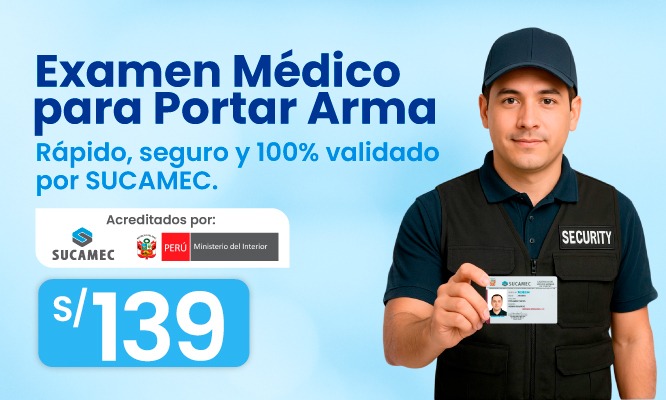 Examen Psicosomático obligatorio para obtener o renovar tu licencia de arma.