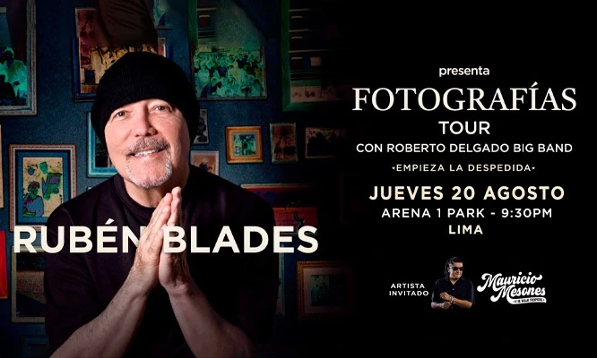 RUBEN BLADES - FOTOGRAFÍAS TOUR  ¡20 de agosto, ARENA PARK!