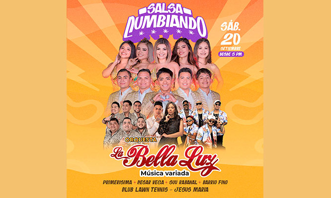 Salsa Cumbiando 2025:  Club Lawn  Tennis.  20 de SETIEMBRE (Tu cupón es la entrada)