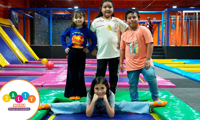 SALTIMANIA: 60 minutos de Full Diversión + Pop Corn de Lunes a Domingo