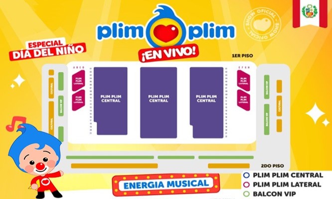 PLIM PLIM especial por el día del niño en Centro de Convenciones SCENCIA PLIM PLIM especial por el día del niño en Centro de Convenciones SCENCIA