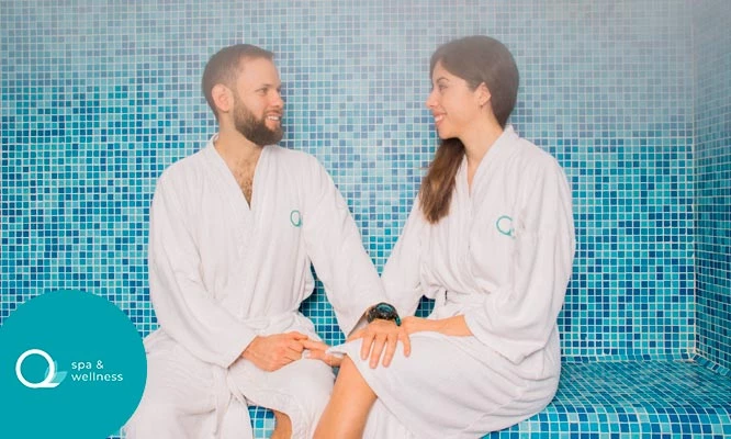Full day Spa parejas con masajes, hidromasaje o sauna  y más