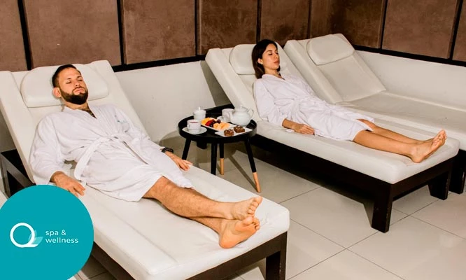 Full day Spa parejas con masajes, hidromasaje o sauna  y más