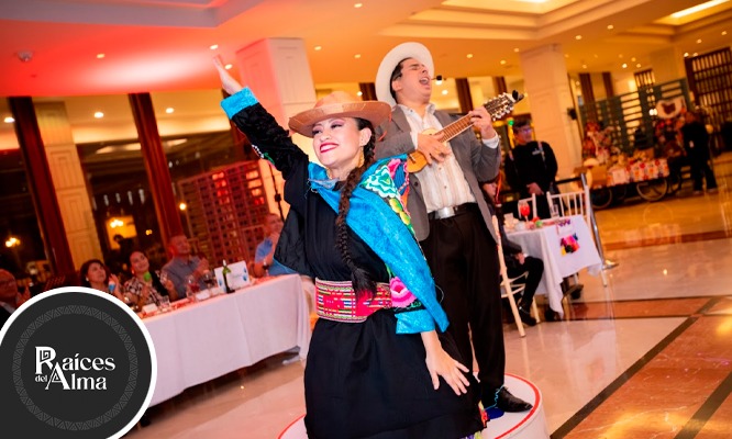 Raíces del alma - Cena buffet peruana ilimitada. 01 cocktail de cortesía.  Experiencia inmersiva con música en vivo y danzas peruanas.