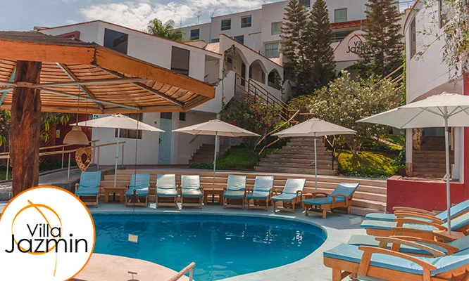 HOSPEDAJE para 2: 2D/1N  + Desayuno Buffet  y más en Hotel Villa Jazmín