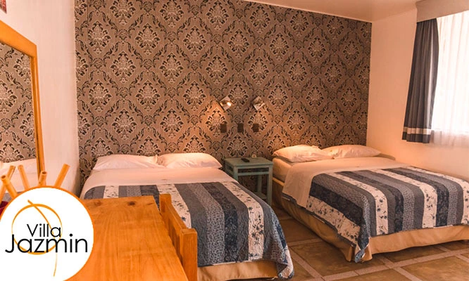 HOSPEDAJE para 2: 2D/1N  + Desayuno Buffet  y más en Hotel Villa Jazmín