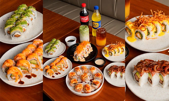 Barra Libre de Makis: Makis+ bebida + helado o postres  en Yorifer Café en Jesús María.