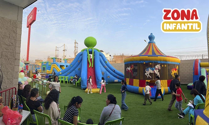 ¡Diversión sin límites! Disfruta de juegos infantiles para 1 niño en ZONA INFANTIL  en SMP.