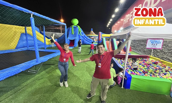 S/9.90 por 20 min de juegos para 1 niño en ZONA INFANTIL